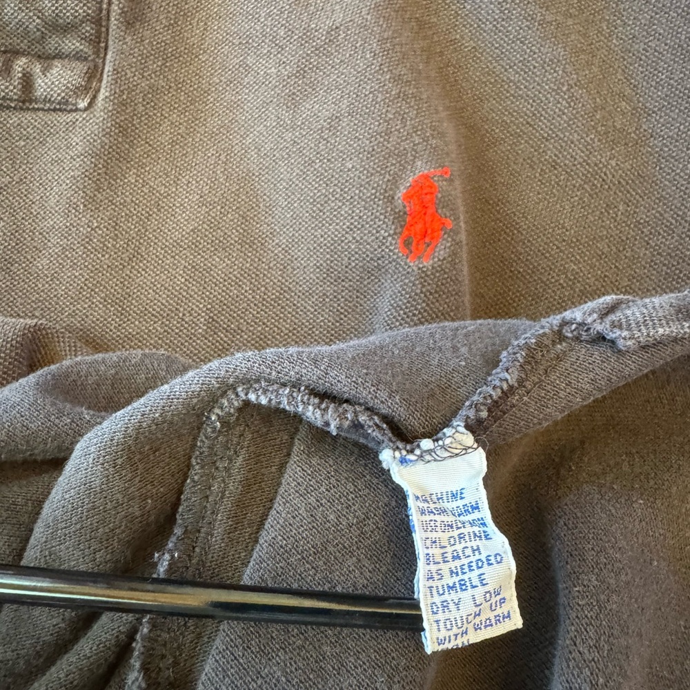 Bundle of Four Ralph Lauren Polo shirts in Black, Red, Maroon, and Lavender  L - Picture 3 of 3